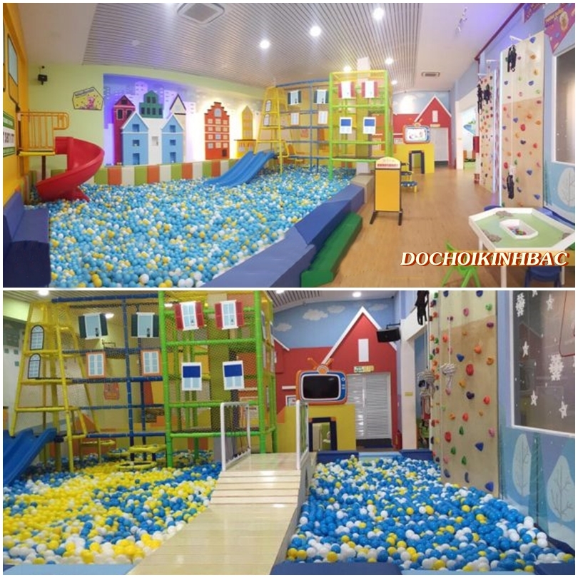 Hình ảnh khu vui chơi trước và sau khi nâng cấp