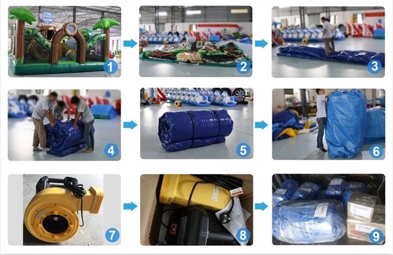 Ảnh đóng gói bạt nhựa PVC tarpaulin chống cháy 