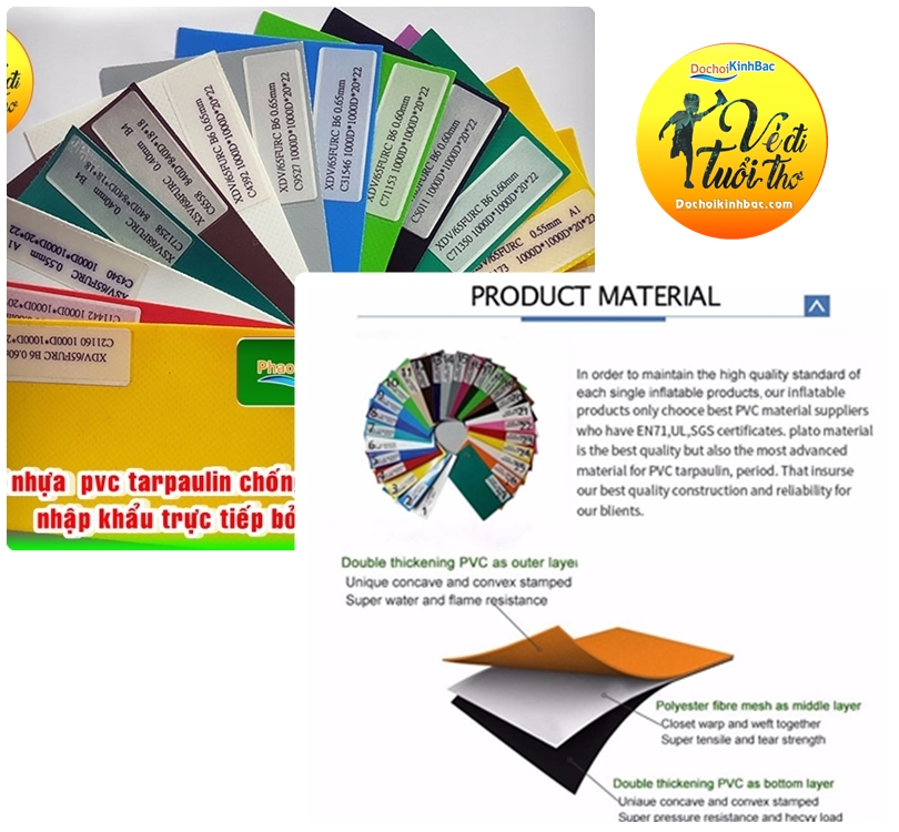 anh chat lieu tarpaulin PVC 3 lop nhap khau cao cap