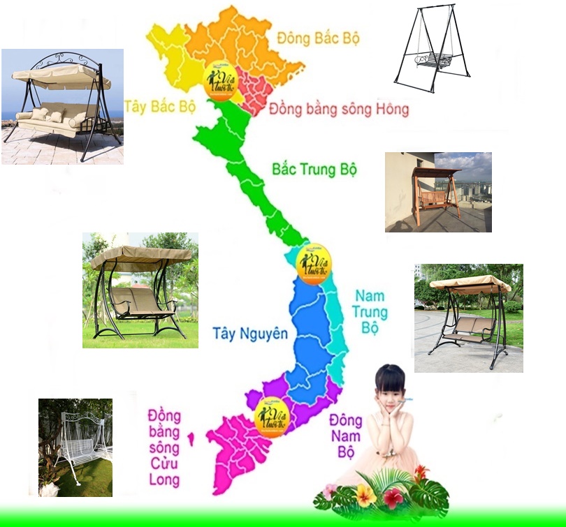 bản đồ xích đu sân vườn 