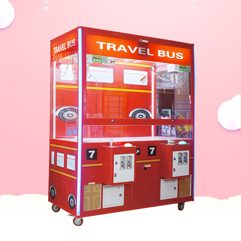 Máy gắp gấu 2 người chơi travel bus GQ04