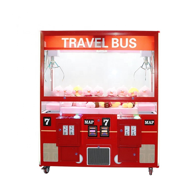 Máy gắp gấu 2 người chơi travel bus GQ04