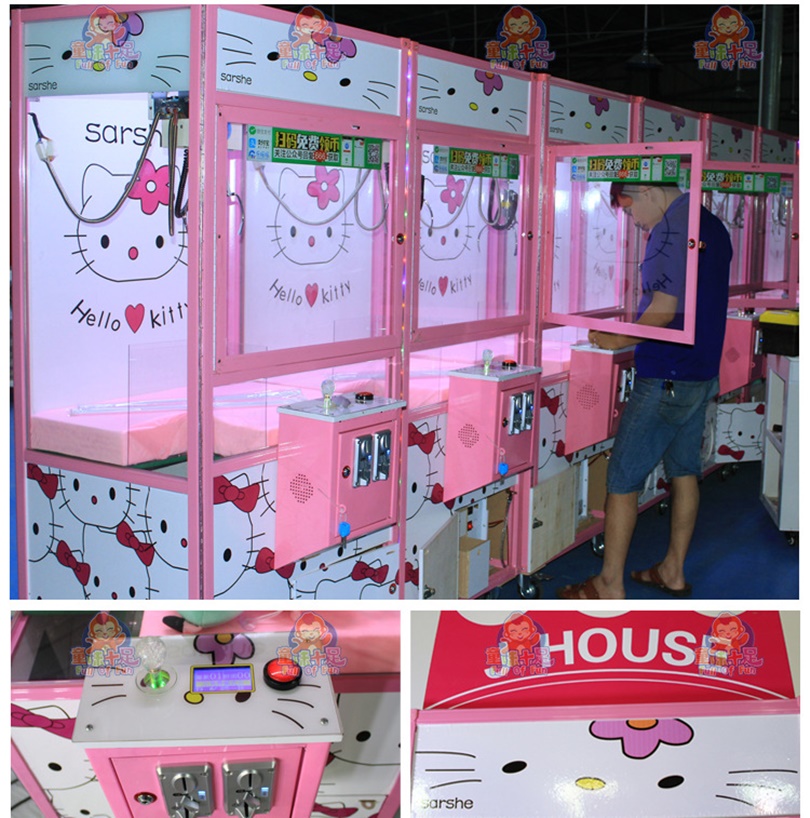 Máy gắp gấu hello kitty GQ09