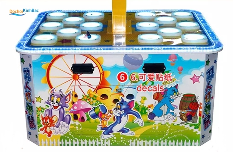 Máy game đập chuột 2 người chơi GTE41