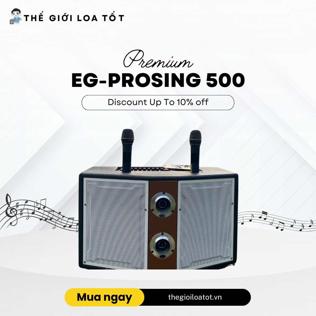 Hệ thống 6 loa 3 đường tiếng chất lượng