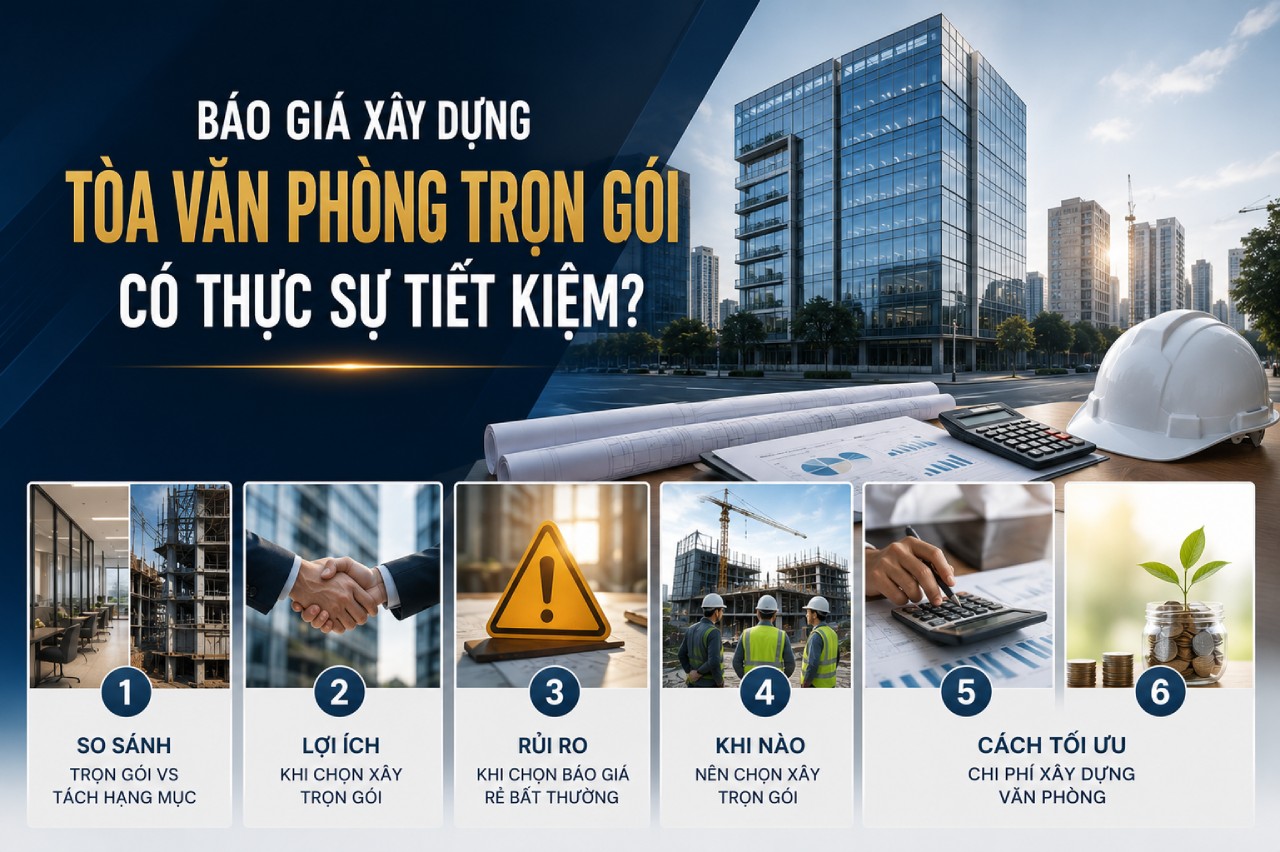 Báo giá xây dựng tòa văn phòng theo m2 tại Hà Nội là gì