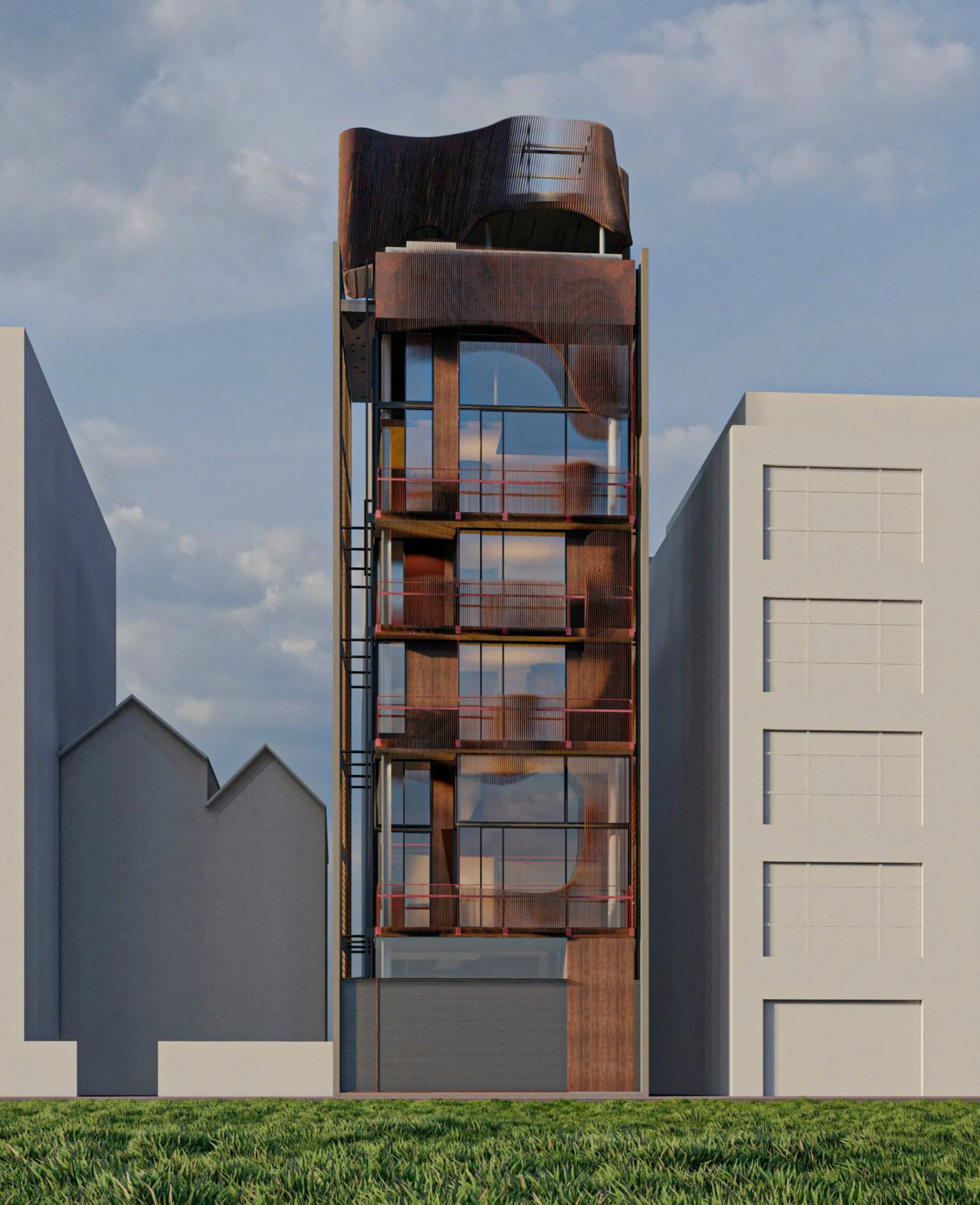 Xây Dựng Minh Việt thiết kế thi công tòa nhà Số 3 ngõ 6 Đặng Thai Mai- Tây Hồ - Hà Nội 3