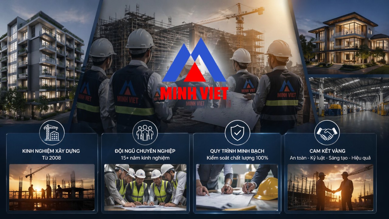 Lý do chọn nhà thầu Minh Việt cho xây nhà trọn gói