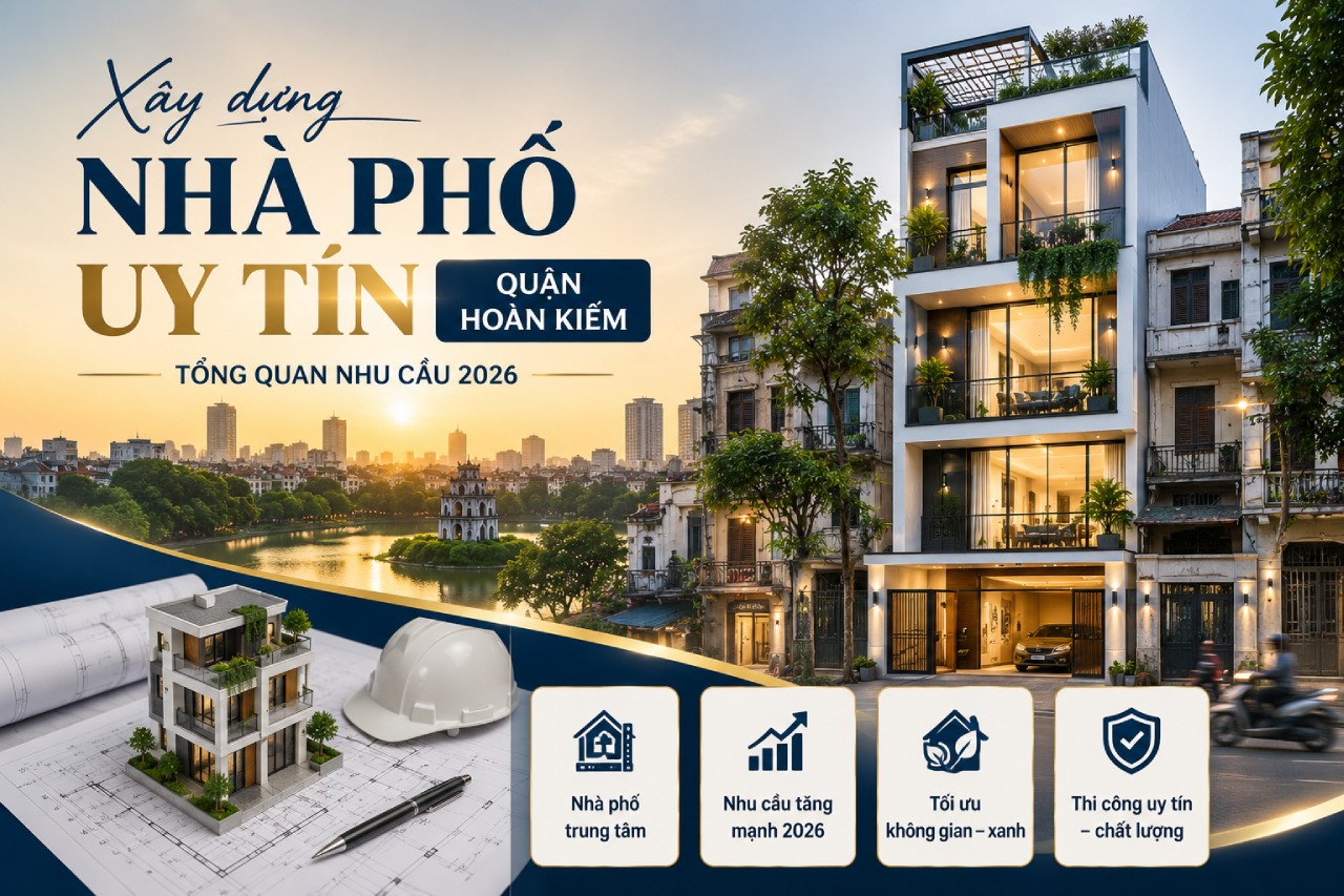 Xây dựng nhà phố uy tín Quận Hoàn Kiếm là gì Tổng quan nhu cầu 2026