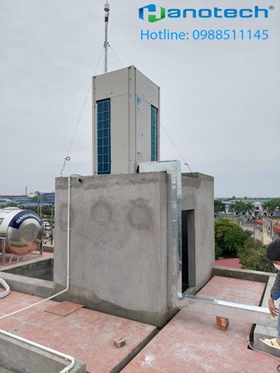 Ảnh hoàn thiện tầng mái