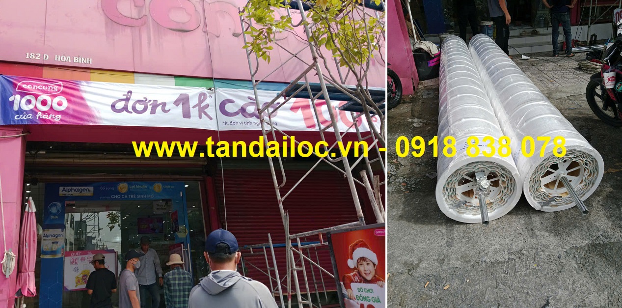 Lắp đặt cửa cuốn tấm liền cho hệ thống Concung