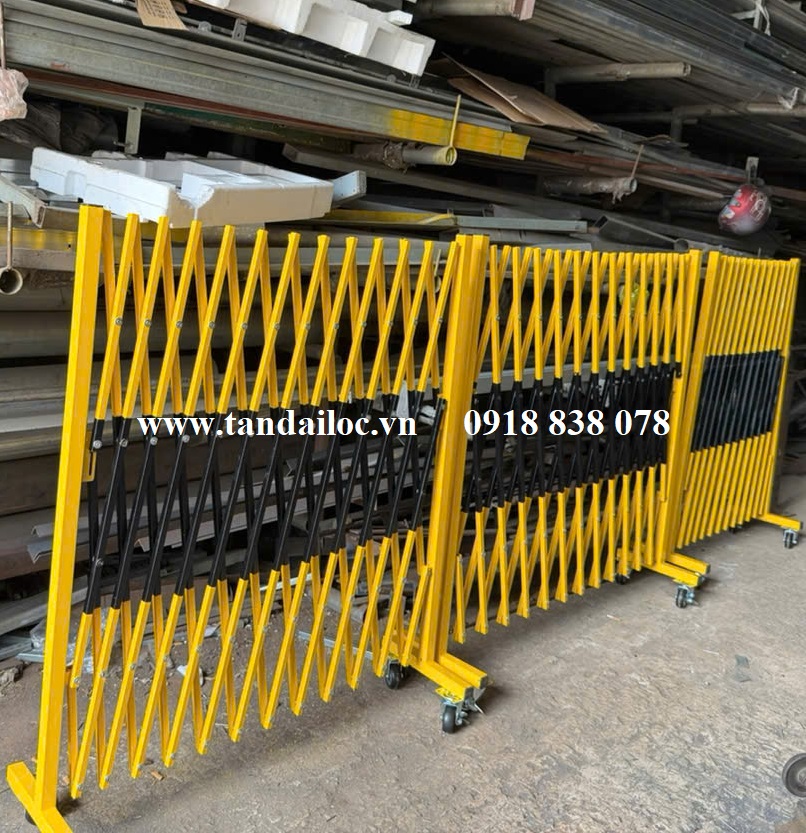 Hàng rào xếp di động mẫu chữ T 2 màu
