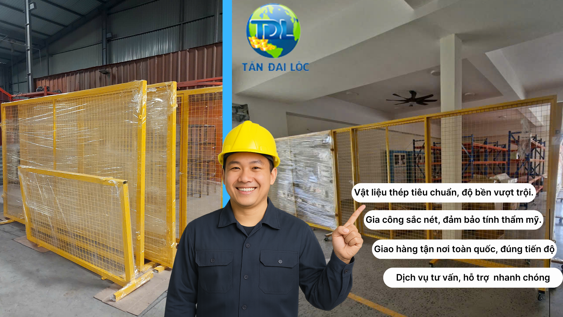 Cam kết sản phẩm khung rào lưới thép sơn tĩnh điện
