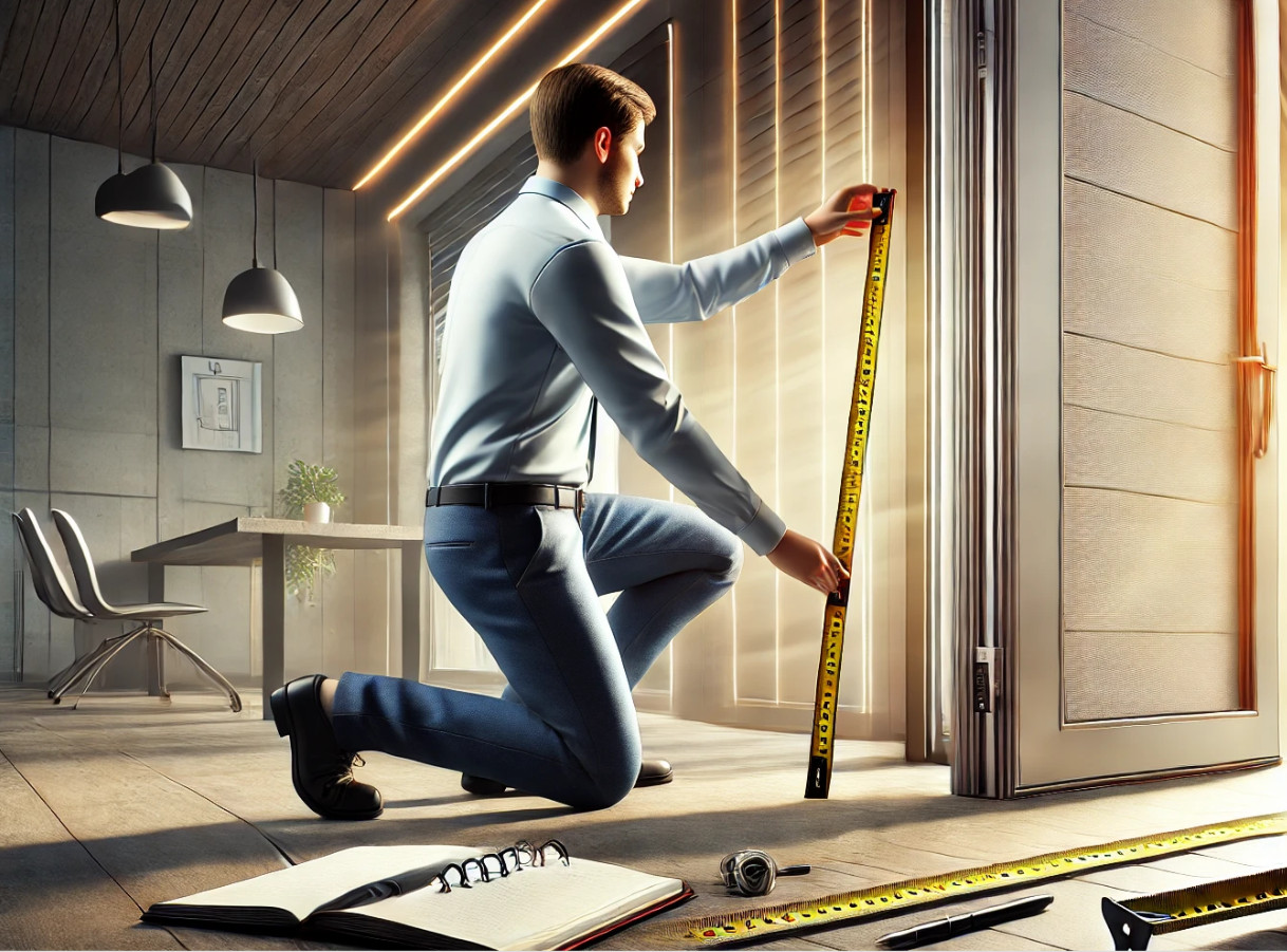 Cách đo cửa xếp