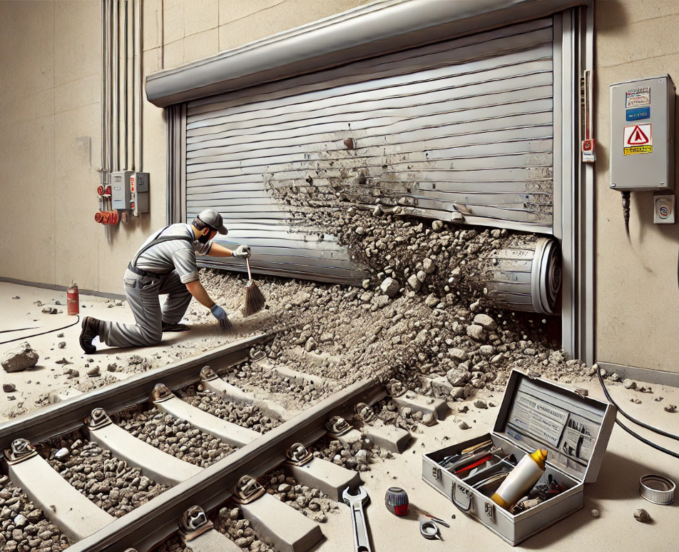 Sửa lỗi cửa cuốn bị kẹt