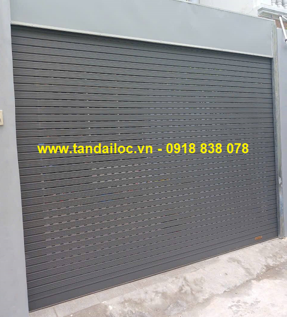 Cửa cuốn nhôm khe thoáng công nghệ Đức Titadoor màu xingfa