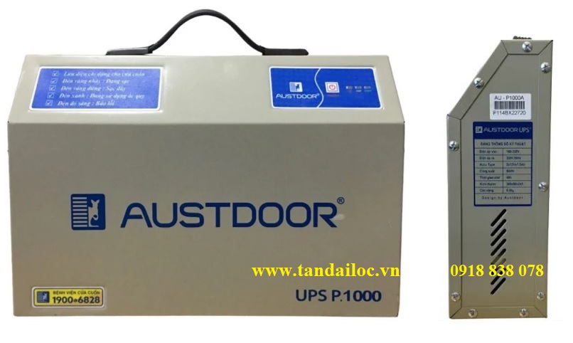 BÌNH LƯU ĐIỆN CỬA CUỐN KHE THOÁNG AUSTDOOR P1000