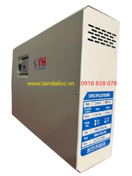 thông số kỹ thuật bình lưu điện cửa cuốn YH 600kg