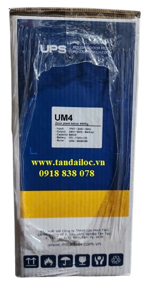 THÔNG SỐ KỸ THUẬT BÌNH LƯU ĐIỆN CỬA CUỐN MITADOOR UM4