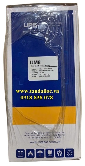 Thông số kỹ thuật bình lưu điên cửa cuốn UM8