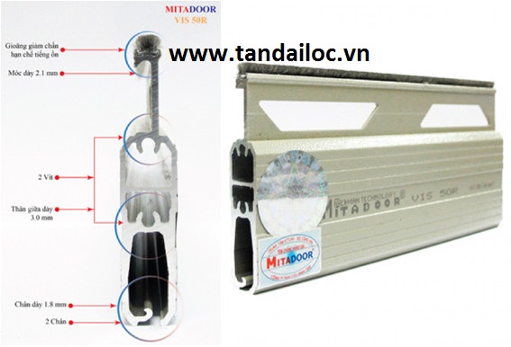 Lá cửa cuốn Đức Mitadoor VIS50R