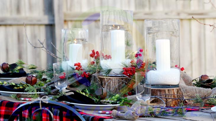 trang trí bàn tiệc