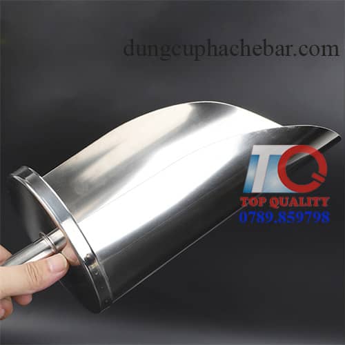 xúc inox có lỗ, xúc đá inox có lỗ, xẻng xúc inox tròn có lỗ, xúcc dược liệu, muỗng xúc inox lỗ