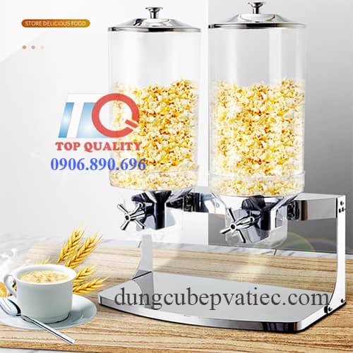 bình ngũ cốc 1 2 3 bình, bình đựng hạt 1 2 3 bình, bình đựng bỏng ngô, bình đựng hạt tiệc buffet