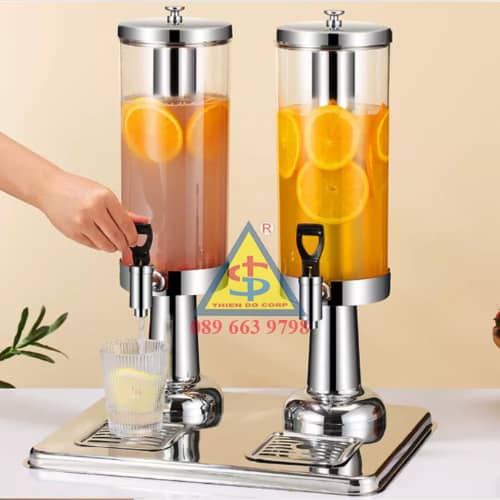 bình nước trái cây 2 ngăn 3 lít, bình nước hoa quả 2 ngăn 3 lít
