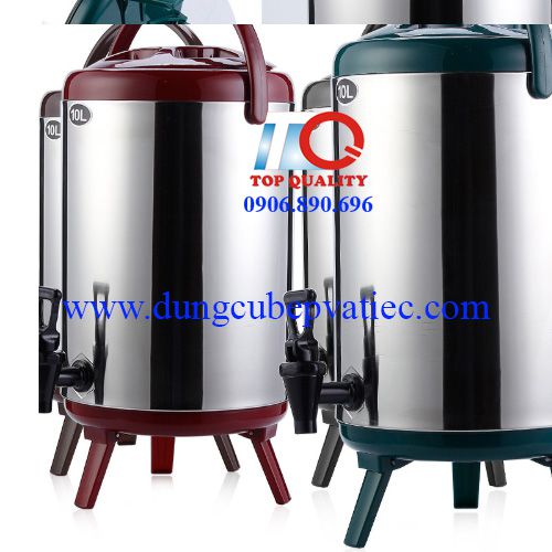 bình inox 10 lít giữ nóng trà sữa