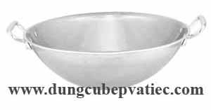 chao inox sau long, chảo inox sâu lòng, chảo inox công nghiệp lớn 500, chảo xào bằng inox công nghiệp, chảo to bằng inox