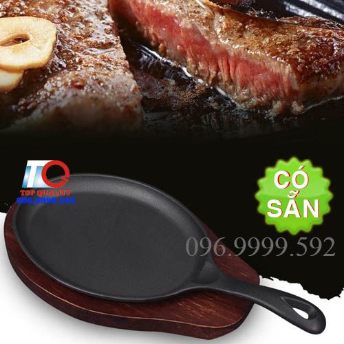 chảo gang chống dính teppanyaki