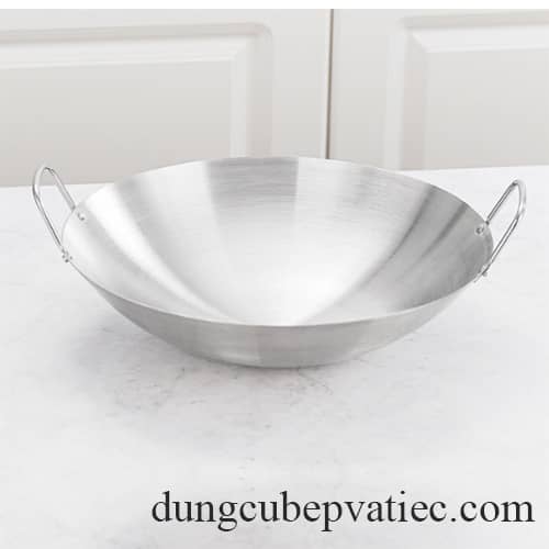 chao inox cong nghiep 400, chảo-inox-công-nghiệp-400, chảo inox to, chảo inox lớn