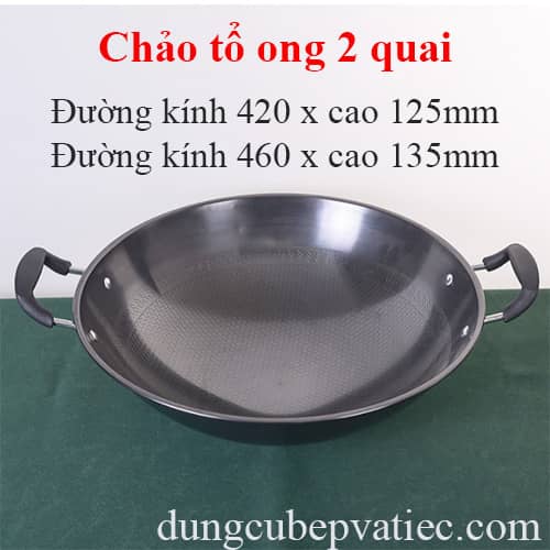 chao thep to ong, chao to ong, chao to ong chong dinh, chao den 1 tay cam 30 32 34 42 46cm