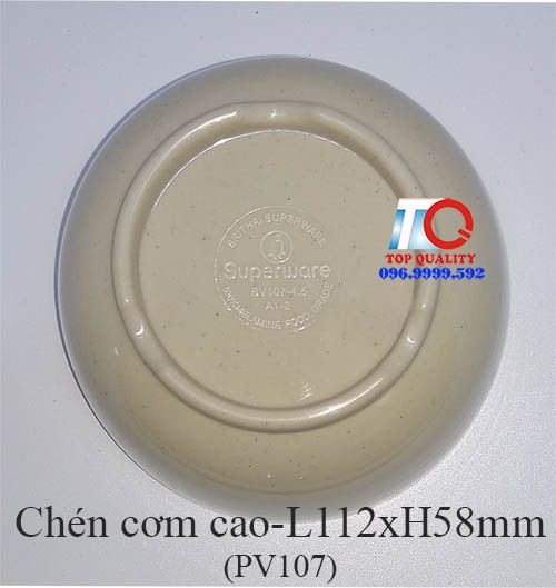 ​Chén ăn cơm màu nâu đá BV107-4.5