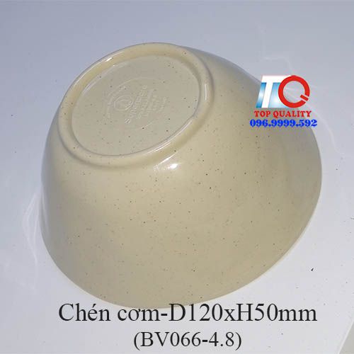 Chén cơm melamine nâu đá D120mm