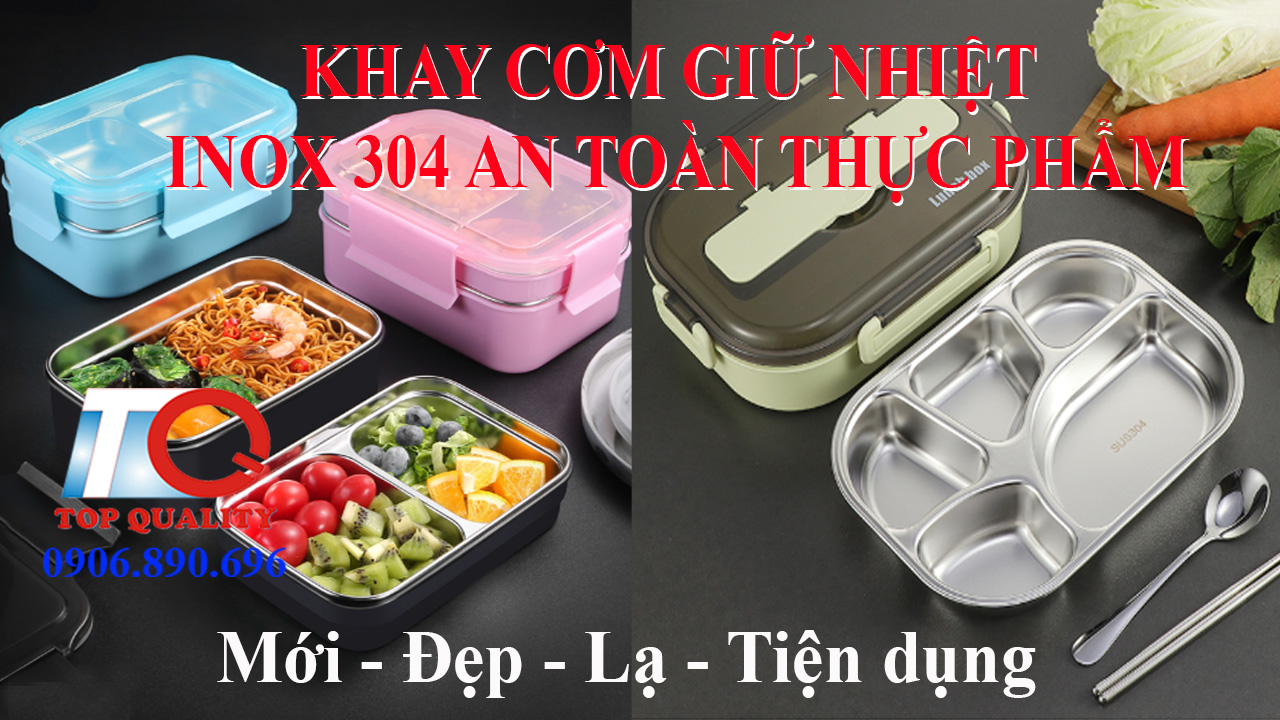 cửa hàng bán khay cơm giữ nhiệt an toàn tại tphcm