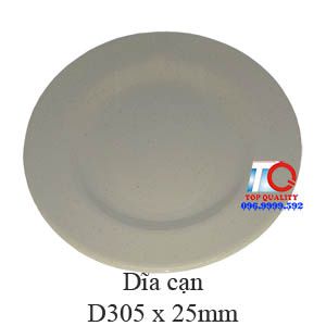 ​Dĩa cạn size lớn melamine nâu đá-PV009-12