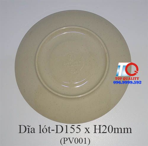 ​Dĩa melamine lót chén tô