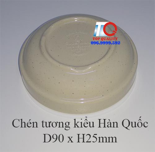 ​Dĩa tương melamine kiểu Hàn Quốc D90mm-DV037-3.5