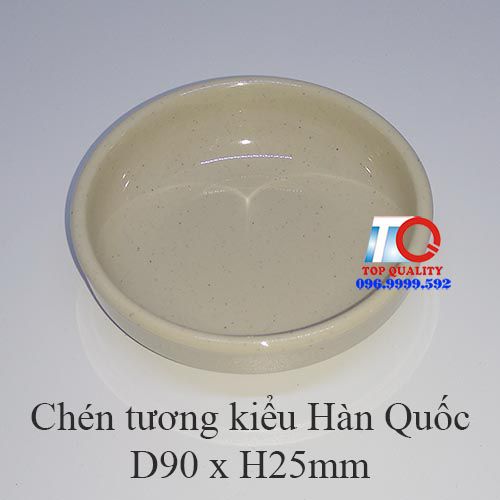 ​Dĩa tương nhựa melamine kiểu Hàn Quốc