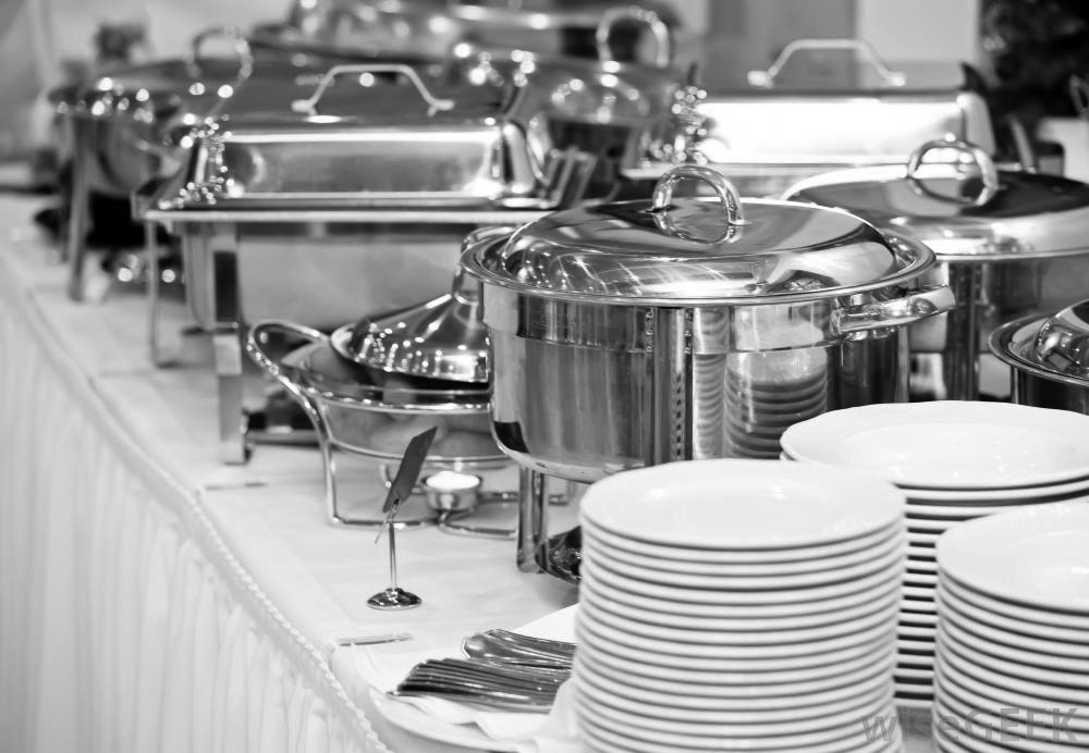 đồ dùng cho tiệc buffet, khay búp phê, nồi búp phê, bếp hâm búp phê