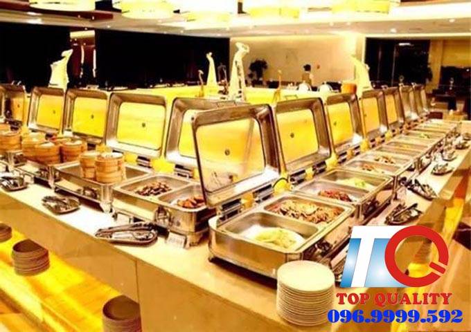 dụng cụ tiệc buffet đầy đủ, dụng cụ buffet trọn gói