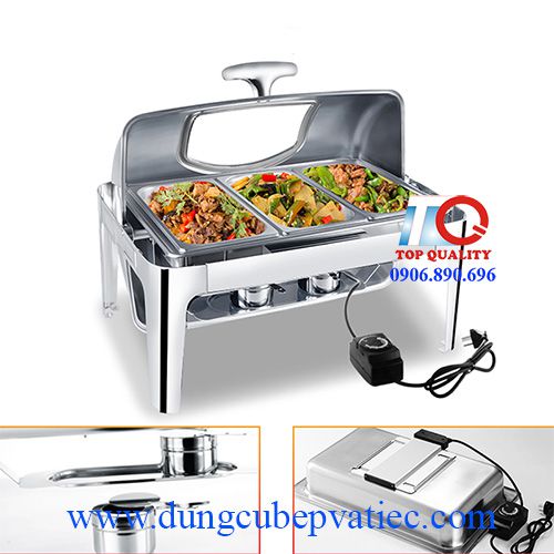 electric glass lid chafing dish at ho chi minh city