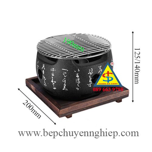 bep nuong nhat tron, bep nuong Nhat dung cho gia dinh