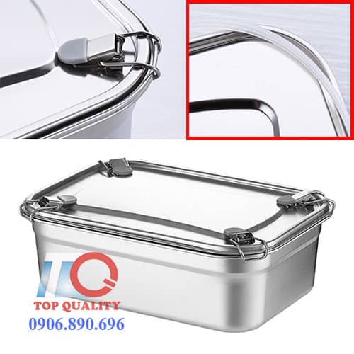 hộp inox, hộp inox 304, hộp inox có nắp, hộp inox đựng thực phẩm, hộp inox chữ nhật, hộp inox có nắp đậy kín