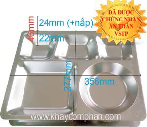 khay cơm inox 5 ngăn giá rẻ tại tphcm