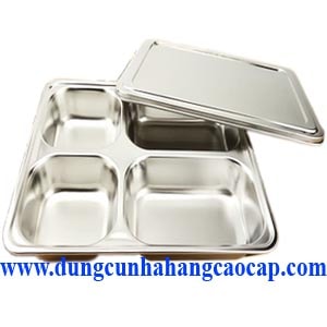 khay cơm inox 304 4 ngăn tại bình thạnh