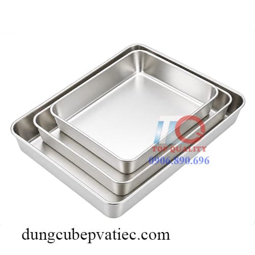 khay trữ, khay inox sâu lòng đựng thực phẩm