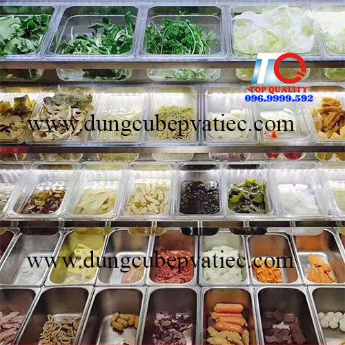 khay GN nhựa đựng topping, trà sữa, kem tươi, thức ăn, gia vị, buffet